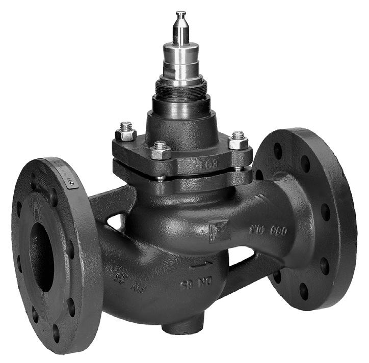 Data sheet Seated valve for steam (PN 25) VFS 2 2-way valve, flange Description VFS 2 valve is a range of 2 port flanged valve for chilled water, PHW, MPHW, HPHW (low, medium or high pressure hot