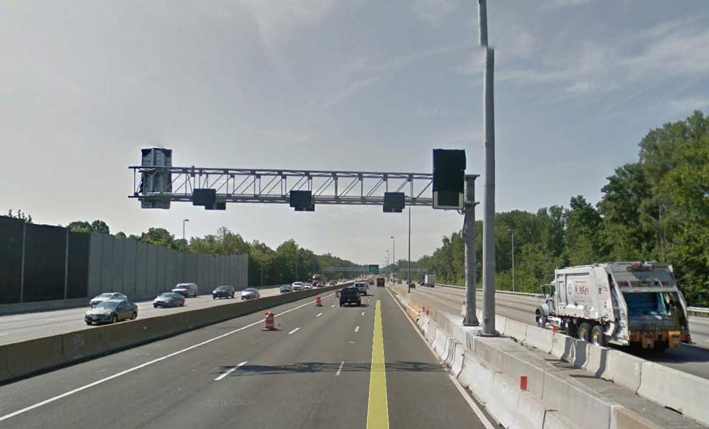 95 Express Lanes Space constraints within corridor limit shoulders to 2 and 10 Lane Use Control Signals (LUMS) provide mitigation for narrow (11 ) lanes and shoulders Variable
