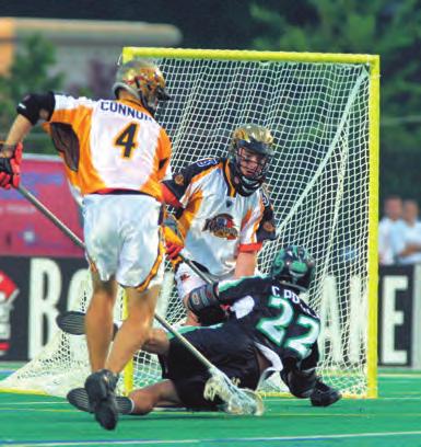 At that time, lacrosse was played mostly at colleges along the east coast of the United States. It has slowly grown in popularity across the country.