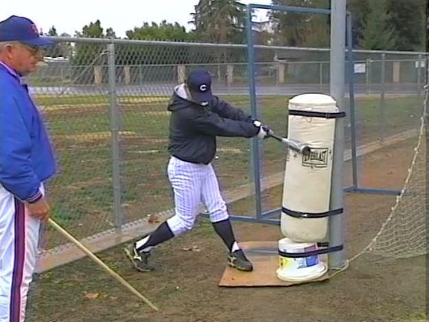 Bag Hitting Drill 3 Take a large punching bag and position it at a height that approximates the strike zone for your hitter. Secure it against a fence or a pole with duct tape, velcro straps or rope.
