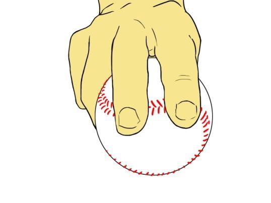 Learning The Four Seam Grip 5 Line your fielders up facing you, each one with a ball and a glove.
