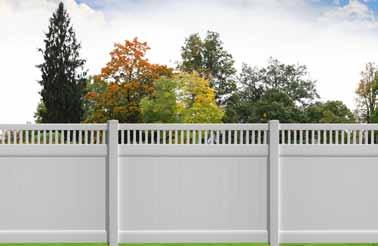 fence style toppers. Your property will stand out among your neighbors.