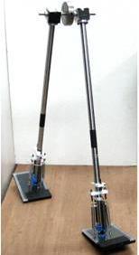 Flat-Footed Robots with Mechanical Impedance Flat-footed passive walker (Keio Univ.
