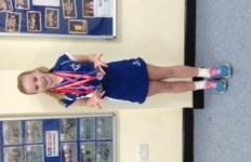 We are looking forward to having her as part of our athletics team in the summer. She is already a member of the netball team, plays football, attends running and trampolining clubs.