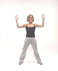 Twisting Star Individuals with balance disorders should use caution if attempting this exercise. 1. 2. 3.