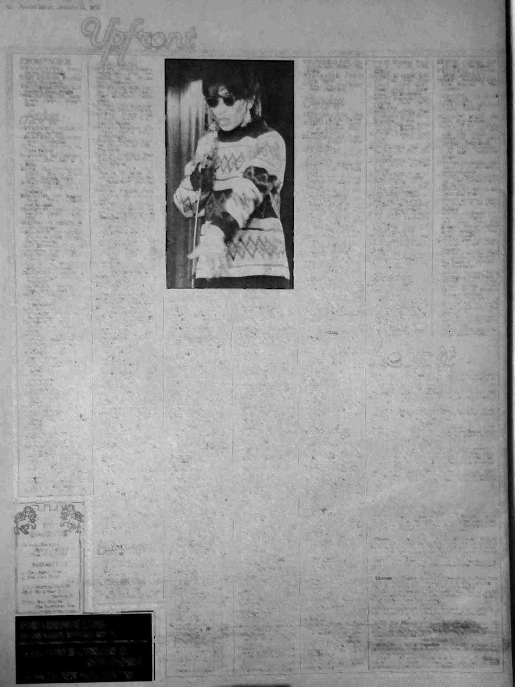 b canty ;/ 32 Record Mrror, January 241, 1978 F ROM PAGE" 31 M ELLNGTON Town Hearse. TyV Gets MNT RUNYON, Pavlon /1 1103).