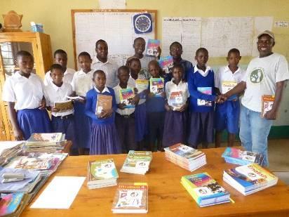 Handing over new books to Kitisi Primary school children Our Simba Scholars with their new learning materials RCP s emergency transport service saving lives in the bush Another community benefit