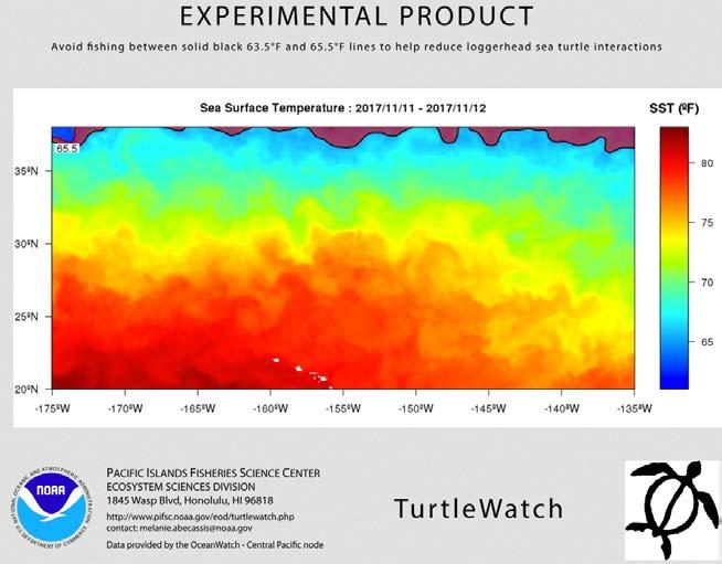 Real Time, Dynamic Management: TurtleWatch Online map real time (3 day avg.