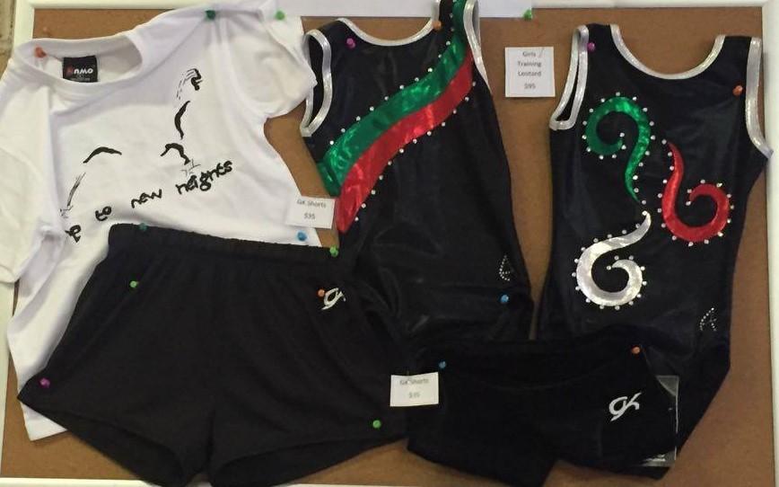 any items they may require. Leotards are made to order. We have limited stock of the tracksuit, polo, singlet and hoodie.