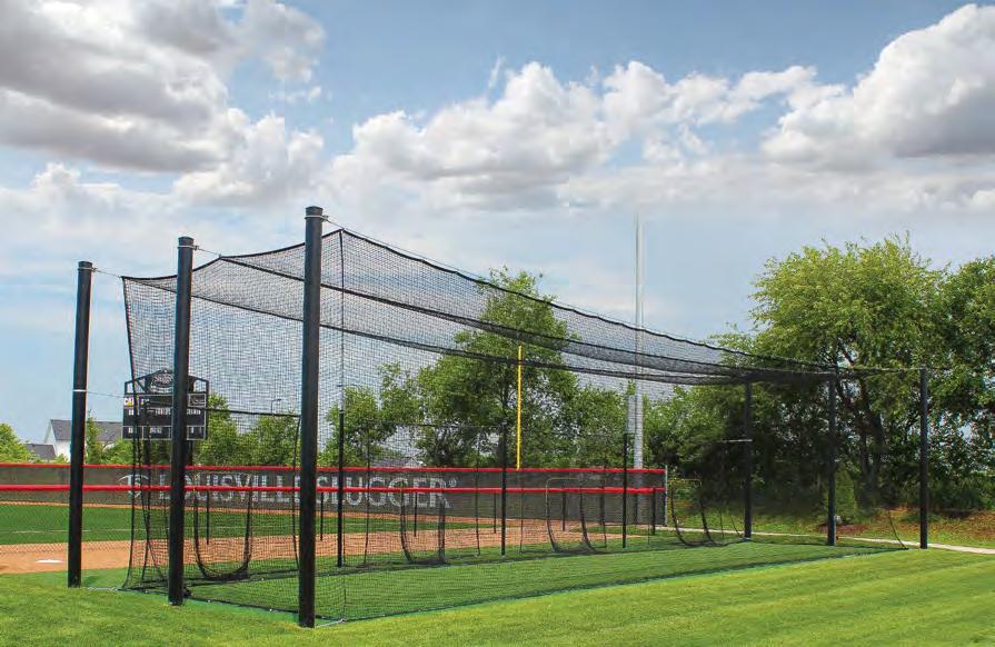 WOW! 14' tall x 14' wide TUFF1 OUTDOOR BATTING CAGES TUFF1 Louisville Slugger Sports Complex, Peoria, IL The Best i size, stregth & durability. Obviously, there s oly ONE way to defie heavy-duty.