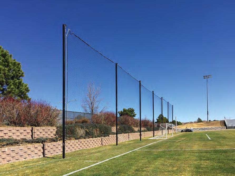 BARRIER NETTING CONTAINMENT SYSTEMS SOCCER BARRIER NET Colorado Sprigs, CO Essetial cotaimet. Beaco Defeder Series Barrier Net Systems Aytime a ball leaves the field, it s a problem.