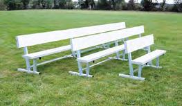 Team Beches Portable Permaet Surface TEAM BENCHES 15' PORTABLE MOUNT PREMIUM ALUMINUM TEAM BENCH w/o backrests Premium Team Beches Available i legths of 7.