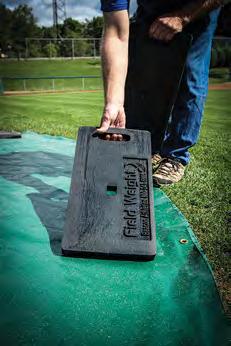 Field Weights are perfect for tarps, but they ll help you all over the field.
