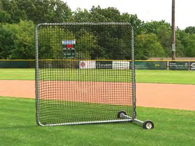 PROTECTIVE INFIELD SCREENS Pitchig Machie Scree / Coaches Flip Scree (this page) 135-100-470 $219 Capture Scree (this page) w/soft toss et 135-100-410 $299 Show with Optioal Peumatic Wheel Kit
