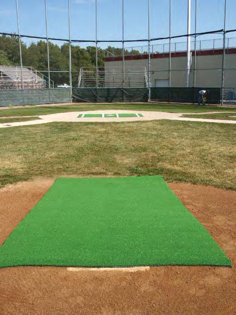 Hittig & Pitchig Turf Mats BATTING PRACTICE HITTING MATS Pro-Model Hittig Mat This 5mm thick mat with reiforced urethae foam back ad permaet white lies is available i gree or clay, with or without