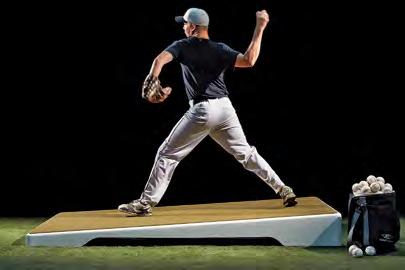 BATTING PRACTICE PLATFORM MOUNDS Battig Practice Platform Mouds Simulate game perspective with PitchPro. Use them i frot of the moud ad give your grass a break.