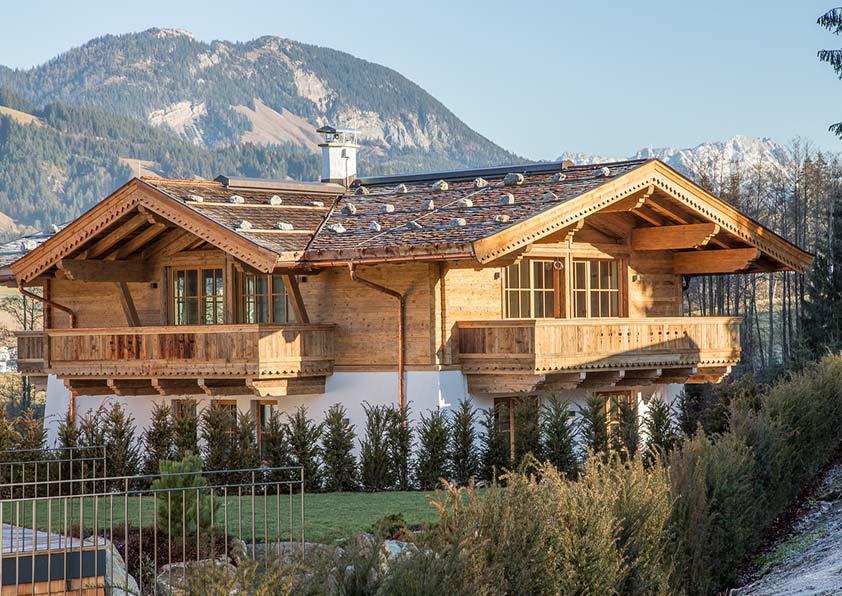 Each have expansive panoramic windows with terraces offering spectacular views of the Wilder Kaiser.