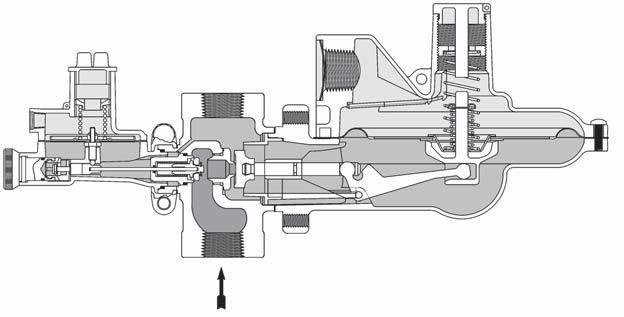 A7262 TYPE S108K OPERATIONAL SCHEMATIC ATMOSPHERIC PRESSURE INLET PRESSURE OUTLET PRESSURE A7263 TYPE S109K OPERATIONAL SCHEMATIC Figure 2.