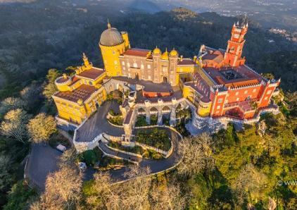 BEST PLACES SINTRA Merging History and Fantasy in Sintra, is often called afairytale village, and for one good reason.
