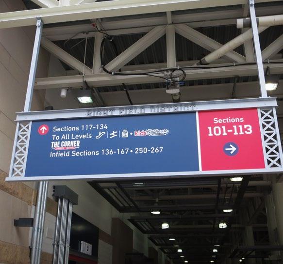 While wayfinding was one component of the Progressive Field renovation project, it has impacted much more than signage.