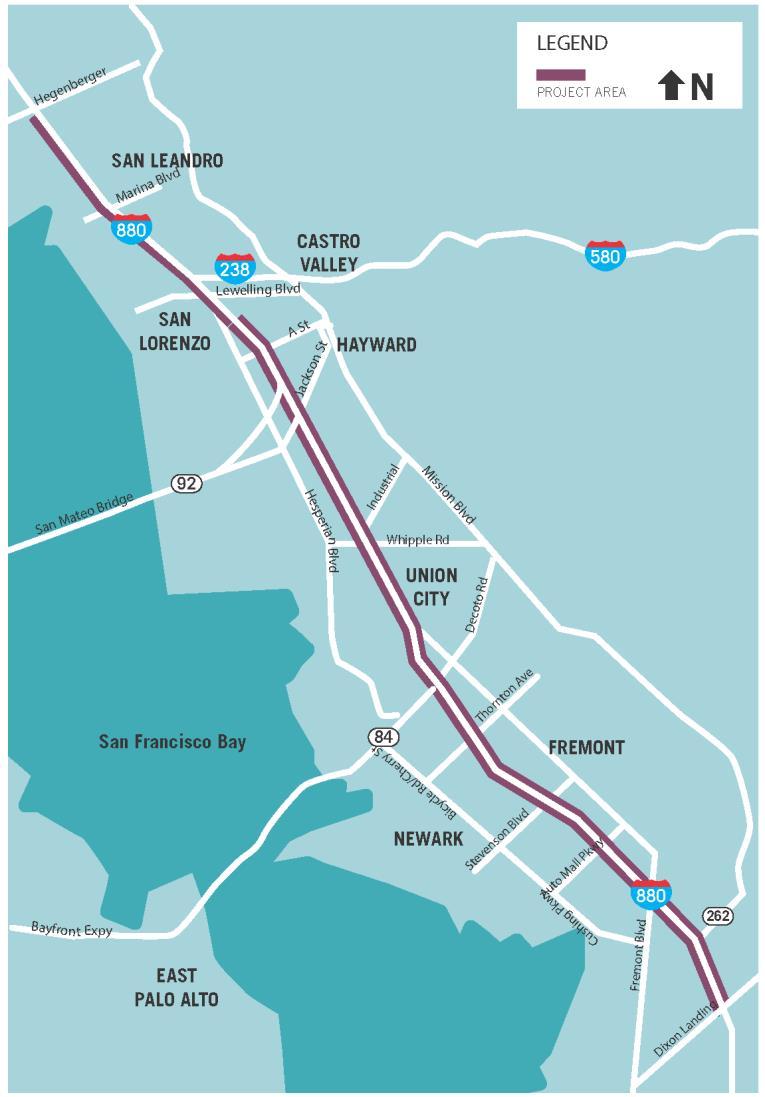 Chapter 4 Existing and Future Conditions Figure 4-11: I 880 Express Lanes Source: MTC Bay Area Express Lanes Concept of Operations, July 1, 2015 I 880 Integrated Corridor Management: The I 880