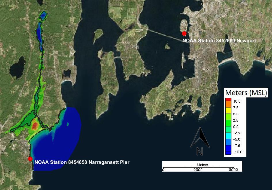 Water Elevation Data April 2016 USFWS installed tide gauge during 1 to 19 April 2016 just below Sprague Bridge. Used satellite-based system to establish average gauge elevation.