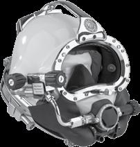 Chapter 1 - Kirby Morgan Diving Helmets Kirby Morgan 37SS Kirby Morgan 57 Kirby Morgan 77 - DIVELAB TESTED COMMERCIALLY RATED - PROFESSIONAL DIVING GEAR marked The Kirby Morgan 57 helmet features our