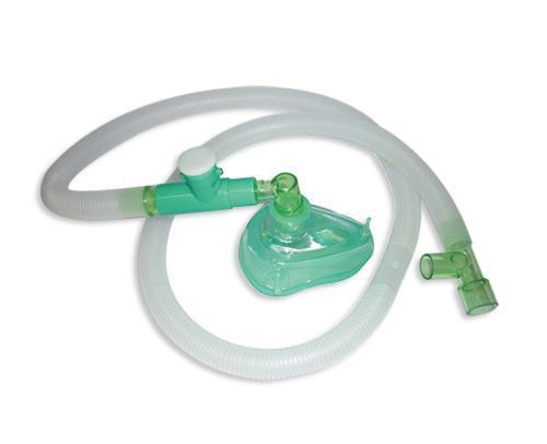 Anaesthesia Circuit Close Circuit A breathing circuit used in anesthesia. Wide-bore corrugated tubing and a spring-loaded expiratory valve.