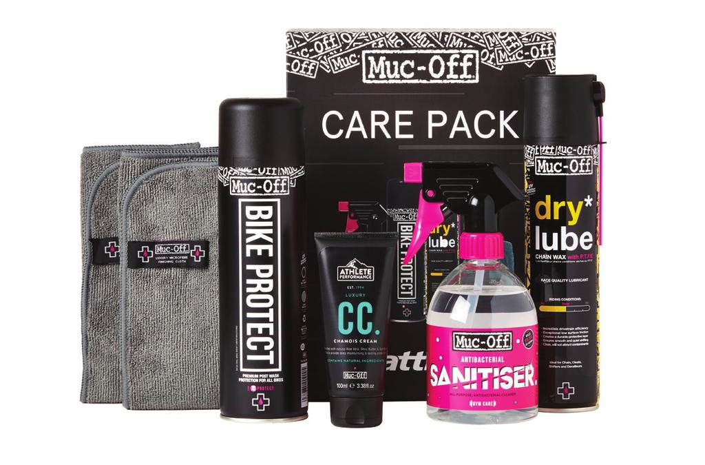 07 ACCESSORIES WATTBIKE MUC-OFF CARE PACK You can purchase a Muc-Off Care Pack which has been specially formulated to provide the best care for