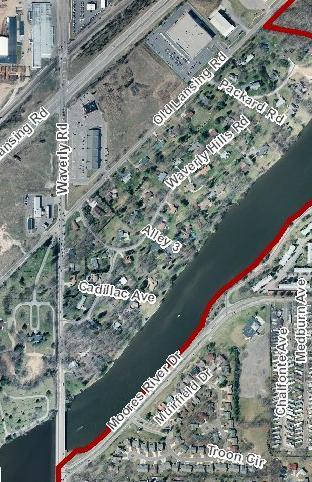 Waverly/Old Lansing Area Proposed Pathway Add/widen pathway on north side of Old Lansing Road from