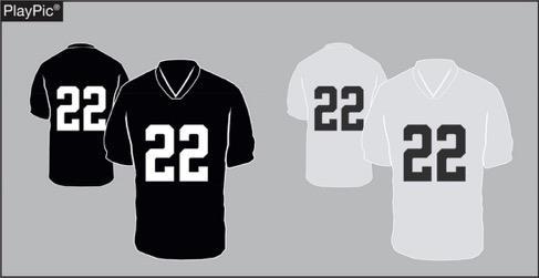 Rules Reminder HOME TEAM JERSEYS RULE 1-5-1(b)3 The home jersey is to be a dark color that clearly contrasts with white.
