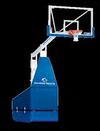 Unidirectional dunk ring has an adjustable