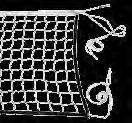 net. 3 Net cable safety padding 1654613 Vinyl covered foam padding for volleyball net tension cables and chains. Set of 4 pieces.