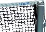 Tennis Tennis net Type Blizzard 1657520 Tennis net for competition. 2,2 mm polyethylene and double meshes 55 x 55 mm. With plastified surface 5 mm thick steel cable (13,60 m) and a nylon upper band.