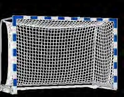 Handball/Hockey/Futsal goals Concealed net hooks The PVC net hooks are concealed in the back of