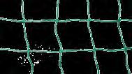 Net for handball/futsal goal 1615206 2,2 mm white nylon net for goal, meshes 10 x 10 cm finished with a band.