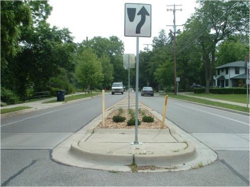 The AASHTO recommended pavement width is 10 feet, but 8 feet may be considered where path usage is low, where space is limited, or where Example of a Shared-Use Pathway along a Road pathways are