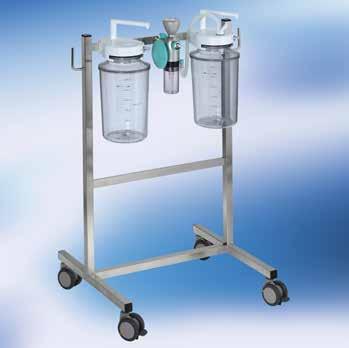FINA SUCTION 7 POWER-FREE SUCTION FOR OR AND INTENSIVE CARE FINA MOBILE SUCTION UNIT AND FINA SUCTION UNIT COMPACT Mobile suction unit for compressed air and vacuum: The combination of intensive care