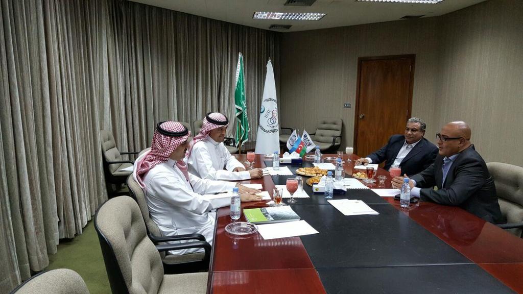 I.S.S.F Director General meets with the IDB officials A coordination meeting between Mr. Khalid Abdullah Abdulaziz Bin Alshaykh I.S.S.F Director General and Mr.