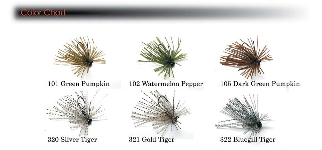 TUNGSTEN RUBBER JIG GUARD SPIN JIG The Guard Spin Jig is the king of finesse jigs.