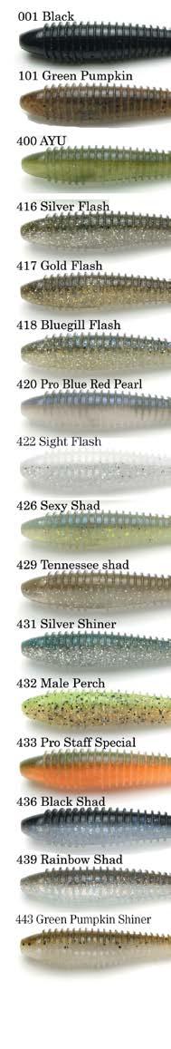 The most impressive feature of these great new swim baits is the ability to maintain a perfect swimming motion at any retrieve speed. And the Fat 3.8 really breaks the mold!