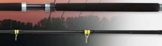 95 PASSION TELE The first telescopic black cat catfish rod in carbon fibre, with