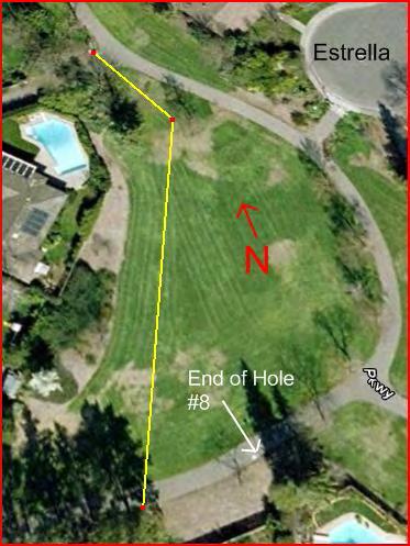 End: Anderson Rd/Greenbelt Area 7 Lamp **Take a toss off total score if done in 3 tosses or less** Next Hole: walk east back through tunnel (towards Hole #8) and continue on bike path about