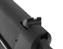 9 Setting of the Sight The windage can be adjusted at both the front and rear sights.