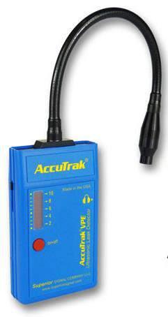 Only ten years ago a similar instrument was thirty times its size and ten times its price. Remember, the AccuTrak VPE detects ultrasound not refrigerant. It is a listening device not a sniffer.