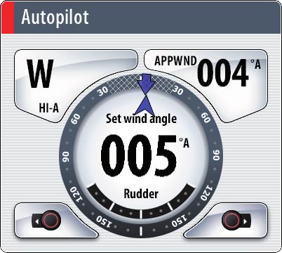 Before the D mode is started it must be verified that valid input from wind transducer is available.
