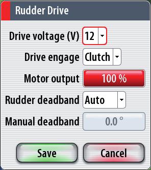 It detects minimum power to drive the rudder and reduces the rudder speed if it exceeds the maximum preferred speed (8 /sec.) for autopilot operation.