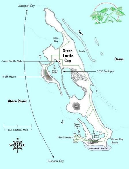4. MAPS a. Below are some maps that may prove useful: b. INTERACTIVE MAP i. CLICK HERE to see an online interactive map of the abacos. c.