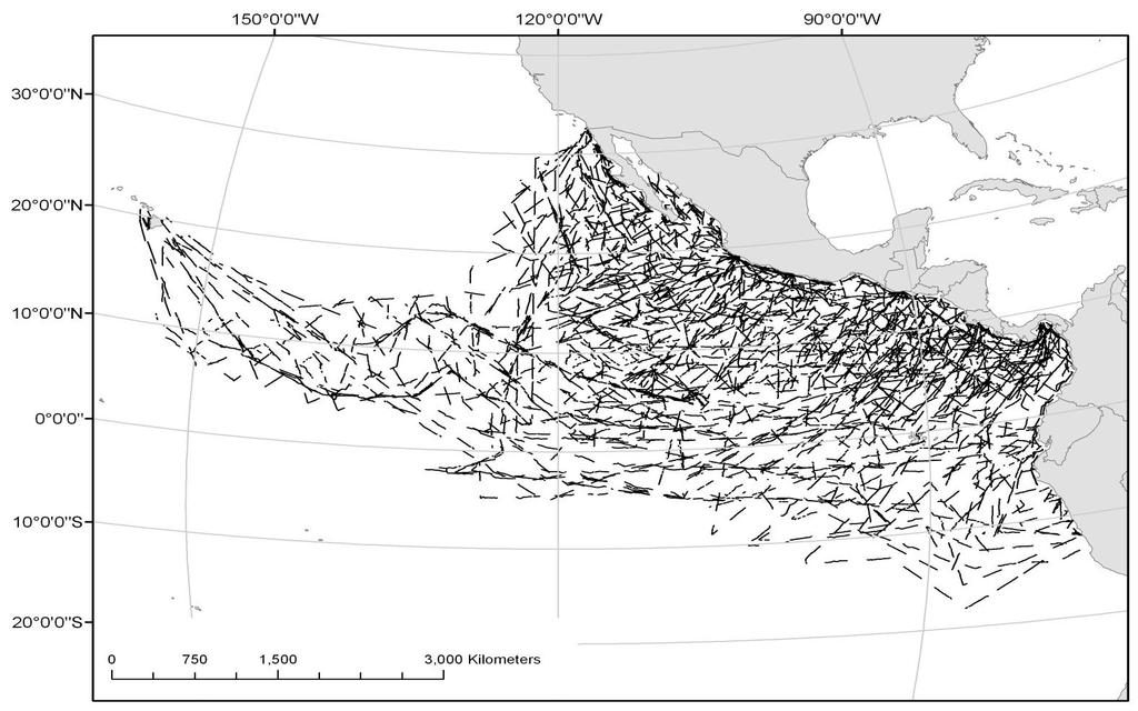Species Richness: Cetaceans, Seabirds Data collected from NOAA research