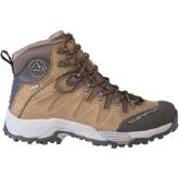 A Gore-tex lined shoe stays drier when hiking in rain or snow.
